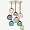 GobekUsa Glass Ball Lustre Pendant Lights - Modern Kitchen Hanging Fixture