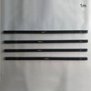 GobekUsa Ceiling Track Rail Connector Set: Black/White, Straight/Cross, 0.5m/1m, 2-Wire