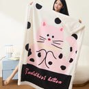 GobekUsa Lamb Fleece Cute Printed Blanket: Soft & Warm Double-Sided Throw Blanket