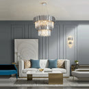 GobekUsa Crystal Oval LED Chandelier Lighting for Dinning Room
