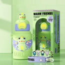 GobekUsa Cartoon Animals Insulated Stainless Steel Mug with Silicone Sleeve
