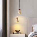 GobekUsa Elegant Wabi Sabi Travertine Pendant Lamp for Dining Desk & Kitchen Island