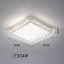 GobekUsa Crystal LED Ceiling Chandelier: Modern Dimmable Lighting Fixture for Stylish Home Decor