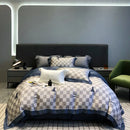 GobekUsa Eucalyptus Lyocell Flowers Duvet Set with Sheet & Pillowcases