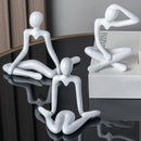 GobekUsa Abstract Figures Ornament Sculpture for Home Office Decor