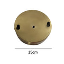 GobekUsa Brass Ceiling Plate Iron Pendant Lamp Bases - DIY Round Chassis Kit