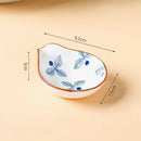 GobekUsa Japanese Style Ceramic Sauce Plate Snack Dish Porcelain Tableware