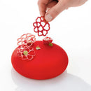 GobekUsa Heart Leaf Shaped Silicone Mold for Dessert Decoration and Molecular Gastronomy