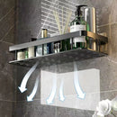 GobekUsa Aluminum Corner Shelf Organizer for Bathroom and Kitchen Storage