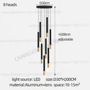 GobekUsa Black Gold Pendant Lamp: Modern Nordic Designer LED Indoor Lighting