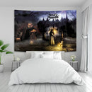 GobekUsa Boho Hippie King Diamonds Tapestry for Aesthetic Room Decoration and Upholstery