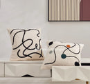 GobekUsa Geometric Embroidery Cushion Covers: Nordic Modern Decorative Pillowcase for Living Room