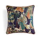 GobekUsa Circus Retro Throw Pillow Cover with Tassels 45x45 Eclectic Home Decor