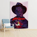 GobekUsa Horror Movie Freddy Krueger Wall Tapestry: Scary Halloween Room Decoration