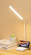GobekUsa LED Foldable Desk Lamp with 3-Level Color & Touch Dimmable Light