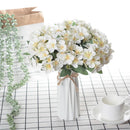 GobekUsa Begonia Silk Flower Bouquet - Home Soft Decoration Bouquet