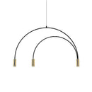 GobekUsa Arc Pendant Light Chandelier - LED Suspension Lamp for Kitchen Island