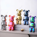 GobekUsa Bear TV Cabinet Sculpture Decor Piggy Bank, Home Decoration Art Statue