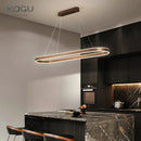 GobekUsa LED Aluminum Ceiling Chandelier for Kitchen Living Room Modern Nordic Design