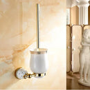 GobekUsa Bathroom Hardware Set: Toilet Paper, Roll Holder, Brush Holder, Coat Hook