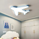 GobekUsa Kids Bedroom Ceiling Lamp Full Spectrum Eye Protection Cream Wind Airplane Theme