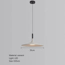 GobekUsa Cement UFO LED Pendant Lights for Dining Room Decor & Home Lighting