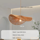GobekUsa Hemp Pendant Lights: Wabi Sabi LED Indoor Lighting Fixtures