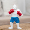 GobekUsa King Kong Gorilla Sculpture: Nordic Boxer Character Figurine for Desk Decor Craft Gift