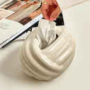 GobekUsa Ceramic Desktop Storage Paper Towel Holder & Tissue Box Organizer