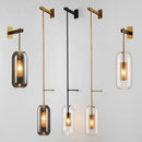 GobekUsa Glass Wall Art Light: Modern Loft Style Decor for Living Room, Bathroom, Dining Room