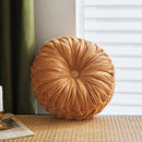 GobekUsa Dutch Velvet Round Seat Cushion: Modern & Comfortable Back Support for Living Room.