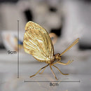 GobekUsa Golden Butterfly Ant Miniature Figurine Desk Ornament Artwork Decor