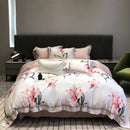 GobekUsa Eucalyptus Lyocell Flowers Duvet Set with Sheet & Pillowcases