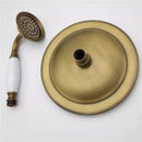 GobekUsa Antique Handheld Shower Head with Holder, Plumbing Hose, and Toilet Bidet Sprayer