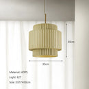 GobekUsa Cream Wind LED Chandelier: Nordic Minimalist Wabi Sabi Style for Dining Room, Bedroom & Bar