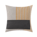 GobekUsa Daisy Yellow Floral Geometric Pillow Cover - Soft Cozy Embroidery for Living Room