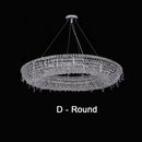 GobekUsa Crystal Bird Nest Chandelier for Modern Living Dining Room Indoor Lighting