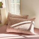 GobekUsa Jacquard Double-Layer Yarn Fitted Sheet Set - Cloud Touch Soft Skin-Friendly Bedroom Decor