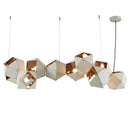 GobekUsa Cube LED Pendant Light: Art Deco Hanging Lamp for All-Match Style