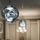GobekUsa Lava Glass LED Chandelier Pendant Light Modern Indoor Hanging Lamp for Home Decor