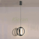 GobekUsa LED Iron Art Small Chandelier for Bedroom Study Living Room Decor