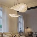 GobekUsa Japanese Wabi-Sabi Minimalist Bedroom Chandelier - White Art Tea Room Lighting
