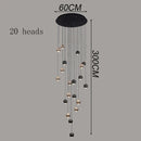 Modern Ring Acrylic Pendant Chandelier Light
