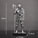 GobekUsa Heavy Armored Knight Resin Statue Decoration for Desk and Room Aesthetic