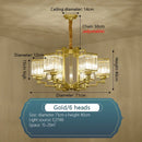 GobekUsa Crystal Chandelier Villa Living Room Lighting