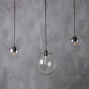 Nordic Clear Glass Globe Pendant Light