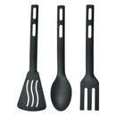 GobekUsa Kitchen Utensils Set Spoons Silicone Spatula Portable Camping Cutlery Flatware