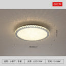 GobekUsa Crystal Round LED Ceiling Chandelier - Modern Stainless Steel Light