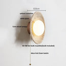 GobekUsa LED Wall Lights Yellow Travertine Interior Home Decor Bedside Lamp