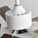 GobekUsa 56" Wooden LED Ceiling Fan with Pure Copper Motor & 5-Blade Light